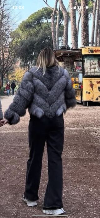 Blană naturala 2 in 1