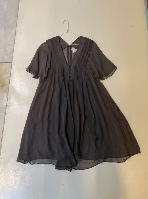 Копринена черна нощница Vanessa Bruno