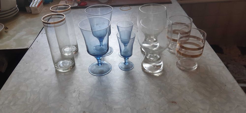 Фужеры, стаканы - стекло