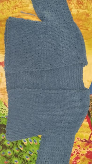 вязаная короткая кофта