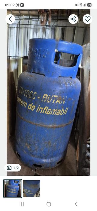 Butelie goala gaz