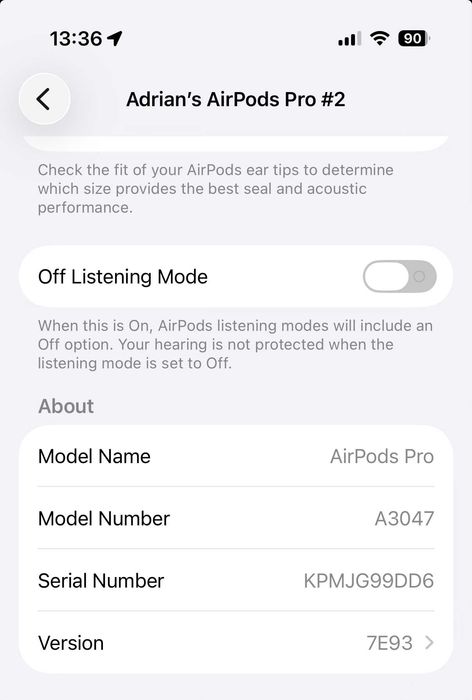 Apple AirPods Pro 2 MagSafe Case USB-C Model A3047