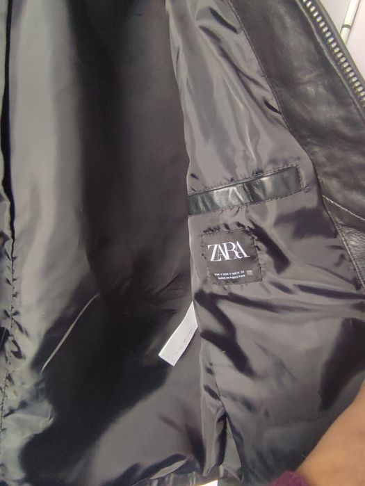 Мъжко кожено яке Zara Ново!!!