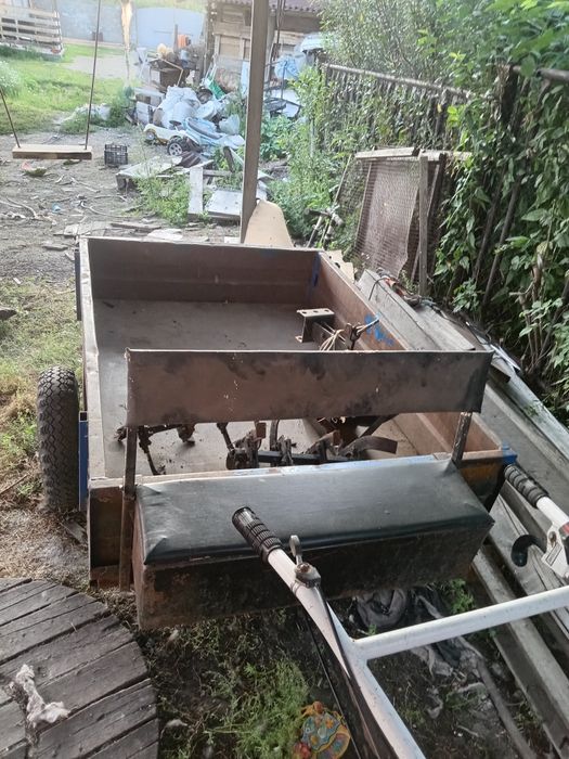 Мотоблок с прицепом