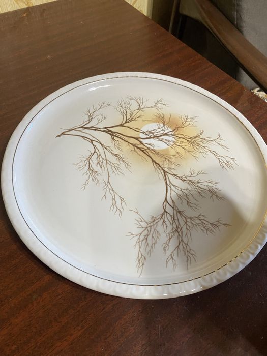 Кувшин с блюдом фарфоровый