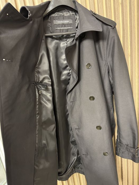 Trench Zara negru L