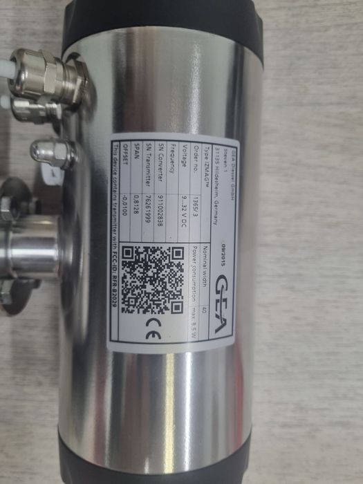 Магнитный индуктивный расходомер GEA Diessel type IZMAG 1365