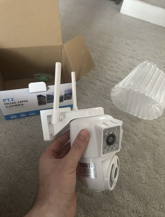 Camera video supraveghere Wi Fi noua cu infrarosu dual lens