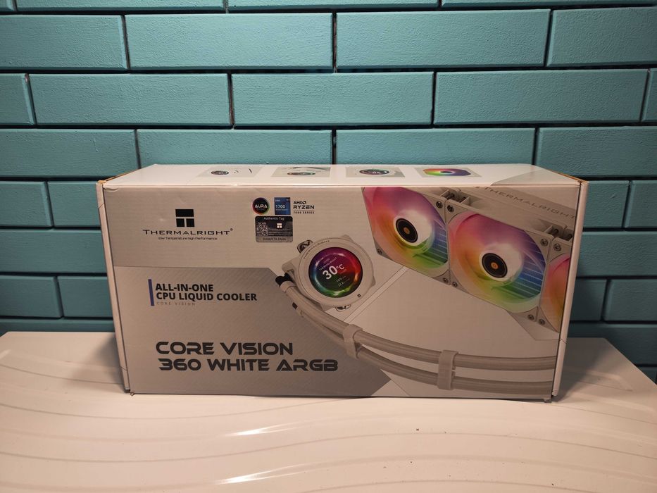 Thermalright CORE VISION 360 White ARGB AIO охлаждане