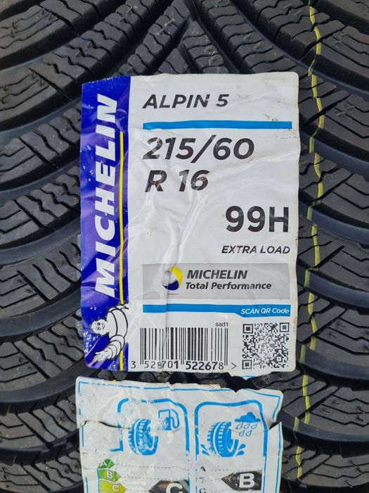 Нови зимни гуми 2 броя MICHELIN Alpin5 215 60 R16