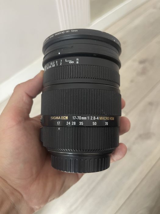 Обьектив Sigma DC 17-70 2.8 байонет Canon