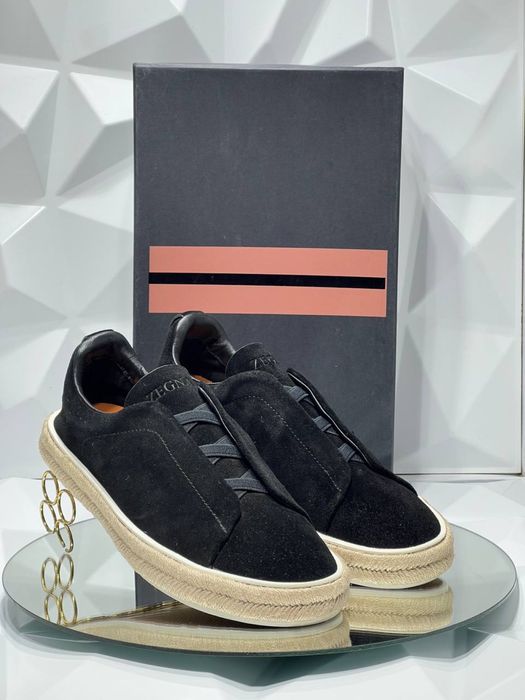 Adidasi espadrila Zegna premium full box