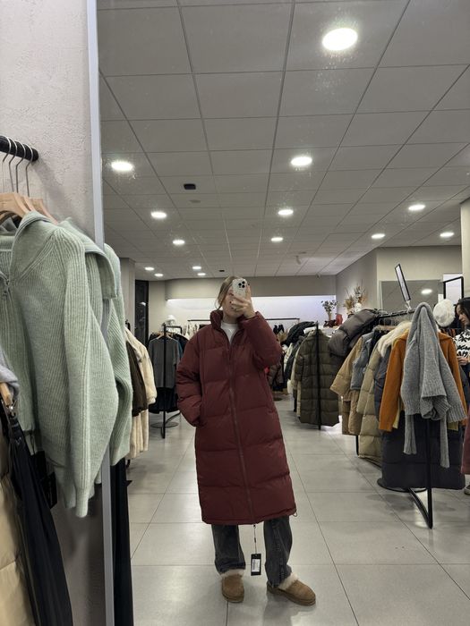 Куртка длинная пуховик