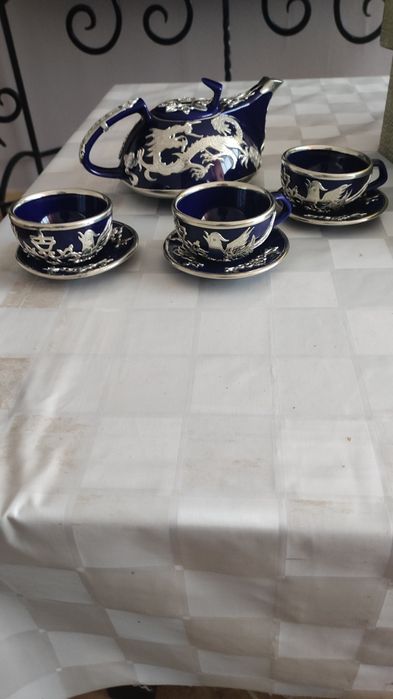 Чайный сервиз. Кобальт