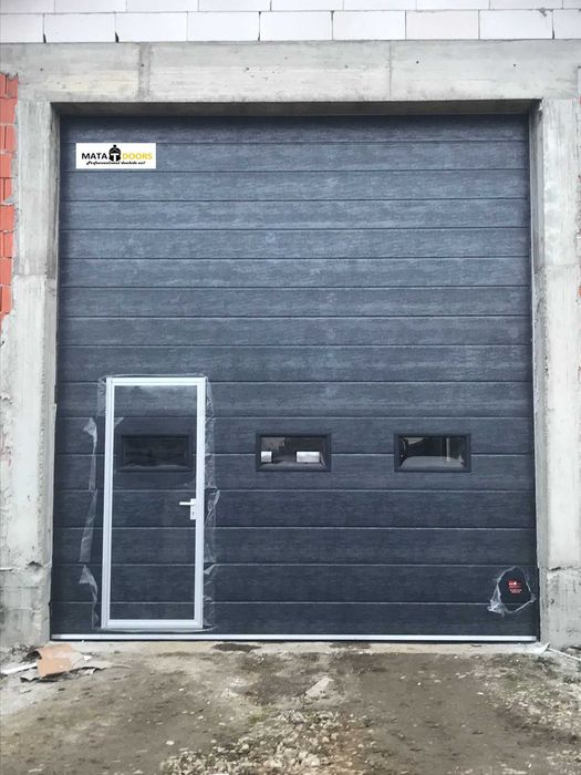 Usa L3xH3 gri.Usi garaj/hale/sectionale/industriale/rezidentiale