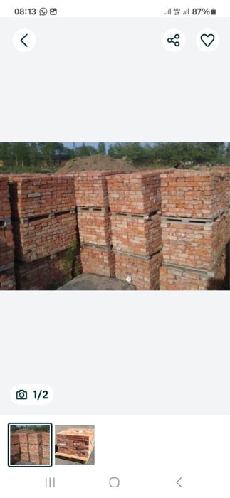 Продам красный кирпич