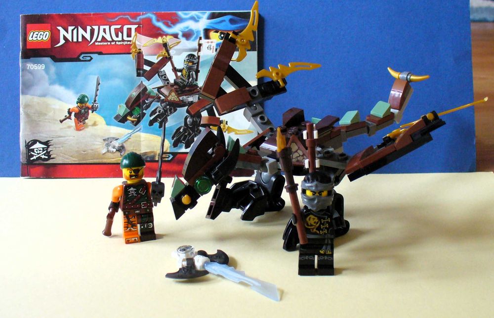 LEGO® Ninjago 70599 “Cole’s Dragon" и "Nexo knights" 70312