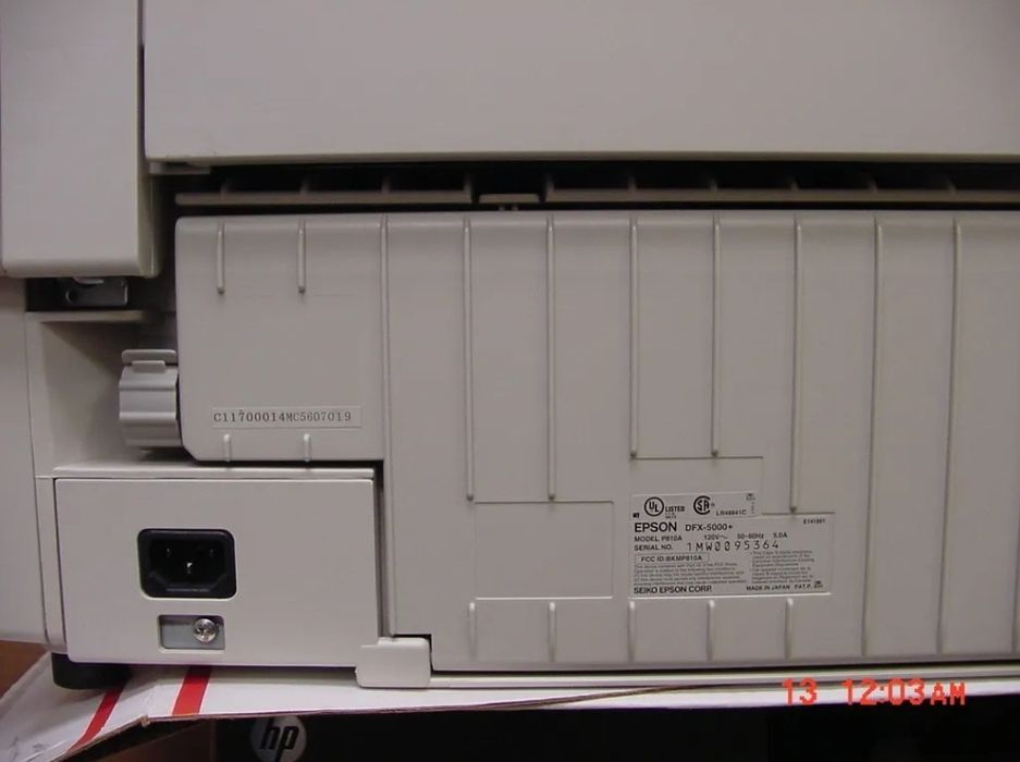 Принтер EPSON DFX 5000 матричный высокоскоростной A3-A5.