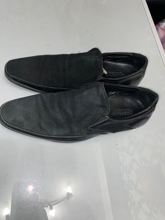 Pantofi barbati catifea piele