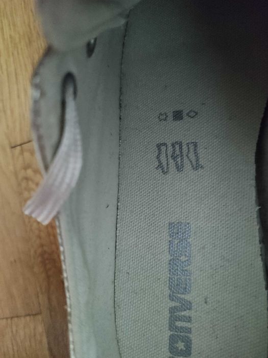 Естествена кожа Converse 23 см стелка