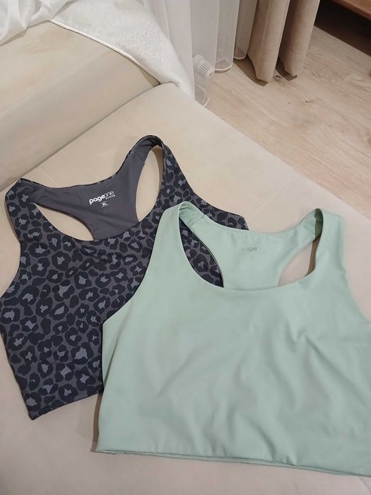 До 21 февраля! Топ спортивный с поддержкой груди, большие размеры