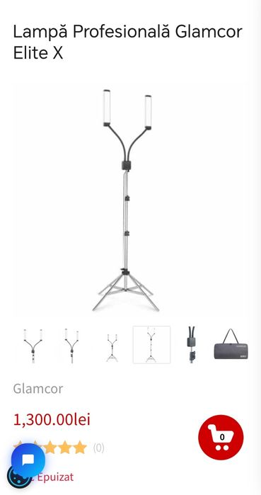 Lampa glamcor flexibila