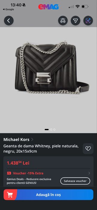 Geanta Mk din piele