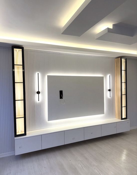 Прихожие гардеробные Кухни на заказ МДФ за 1 метр от