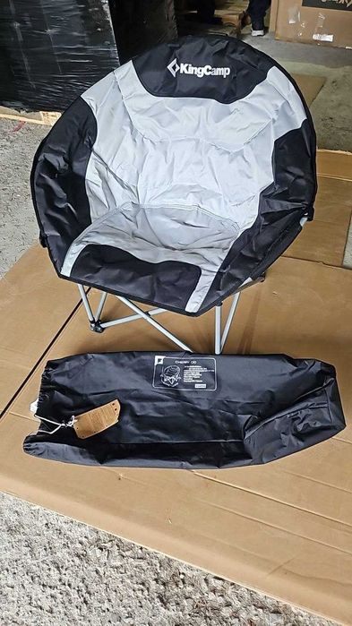 KingCamp Moon Chair, сгъваем къмпинг стол, здрав, подплатен