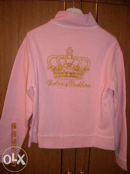 Розов суитчър "Виктория Бекъм"