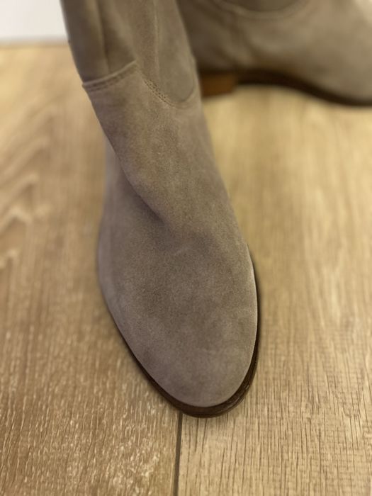 Cizme piele intoarsa Stradivarius masura 37