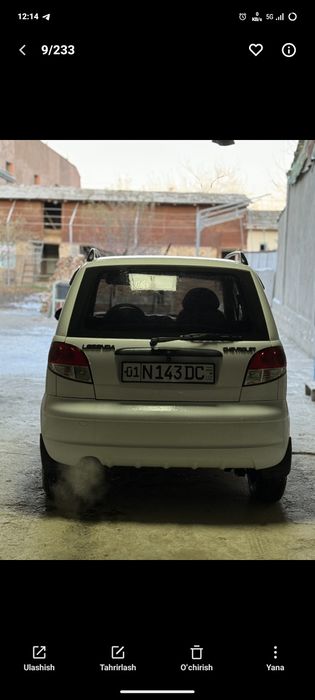 Matiz mx 2016 benzin