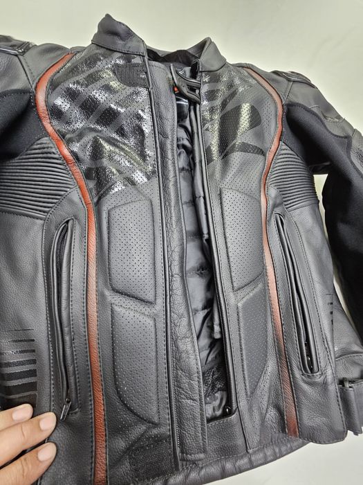 Geacă moto din piele Spyke 48 S