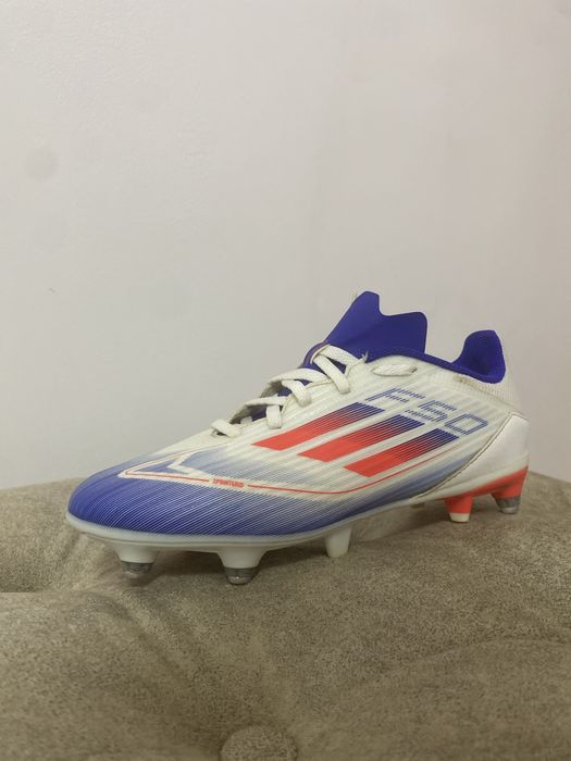 Ghete fotbal copii adidas F50, ghete fotbal copii adidas 19.3 albastru