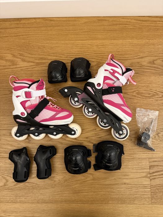 Role fete reglabile, marimea 33-37 + set aparatoare