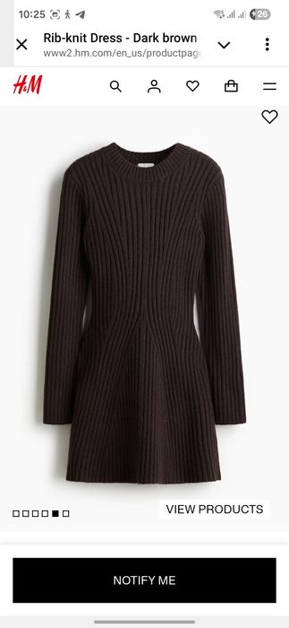 Платье.Вязанное,тёплое.Фирма Н М