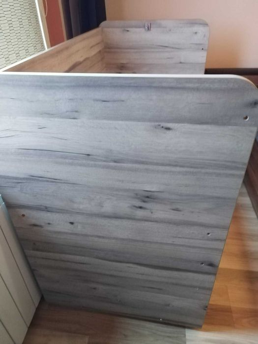 Детско легло с люлеещ механизъм "Краси" + 2 матрака 60х120