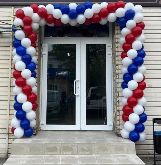 Арки оформление шарами