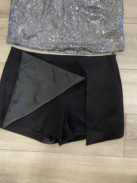 Сет блестящ потник с пола панталон ZARA