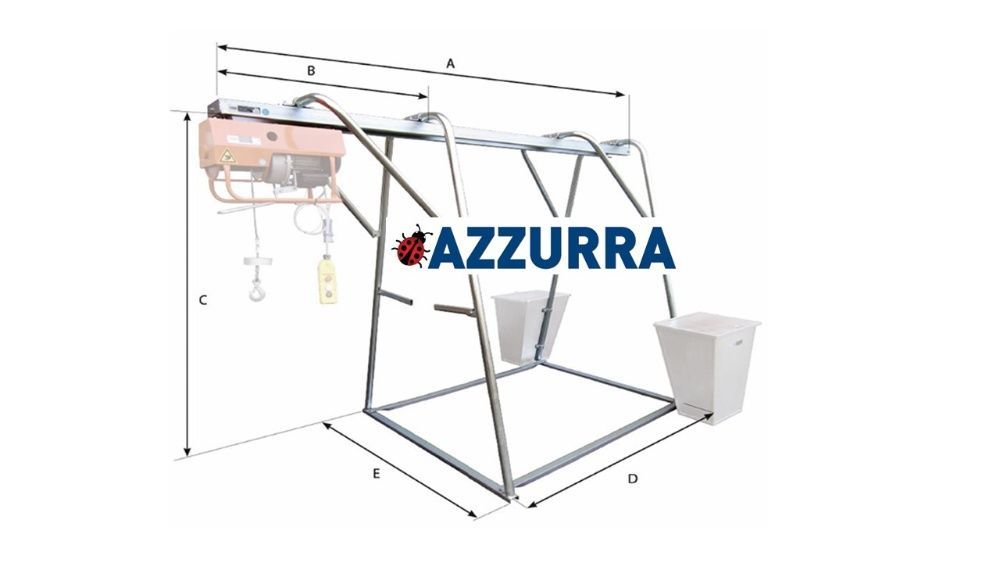 Palan electric Scripete electric Electropalan cu suport 500 kg