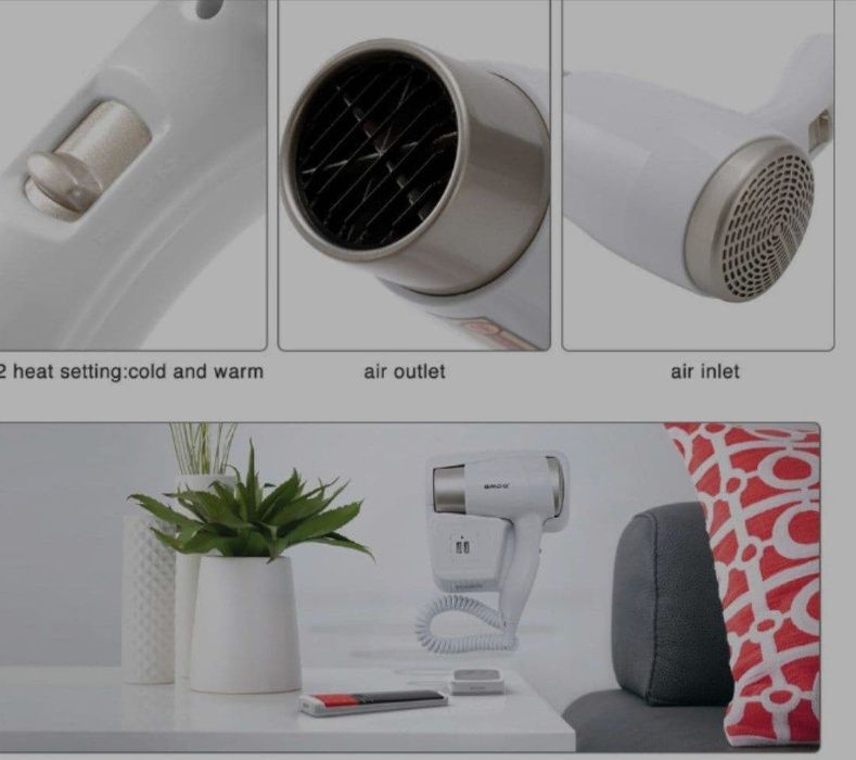 Доставка!Гостиничный электрический фен для волос настенный фен pp24