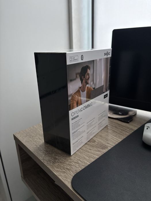 SIGILATA Casca SHOKZ OpenComm2 bluetooth conductie osoasa