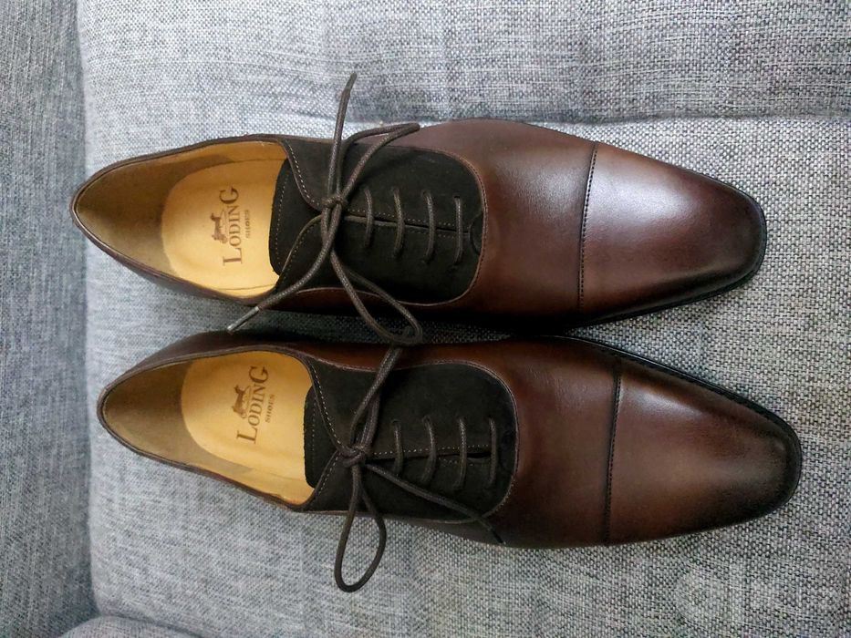 Мужская кожанная обувь фирмы LODING SHOES