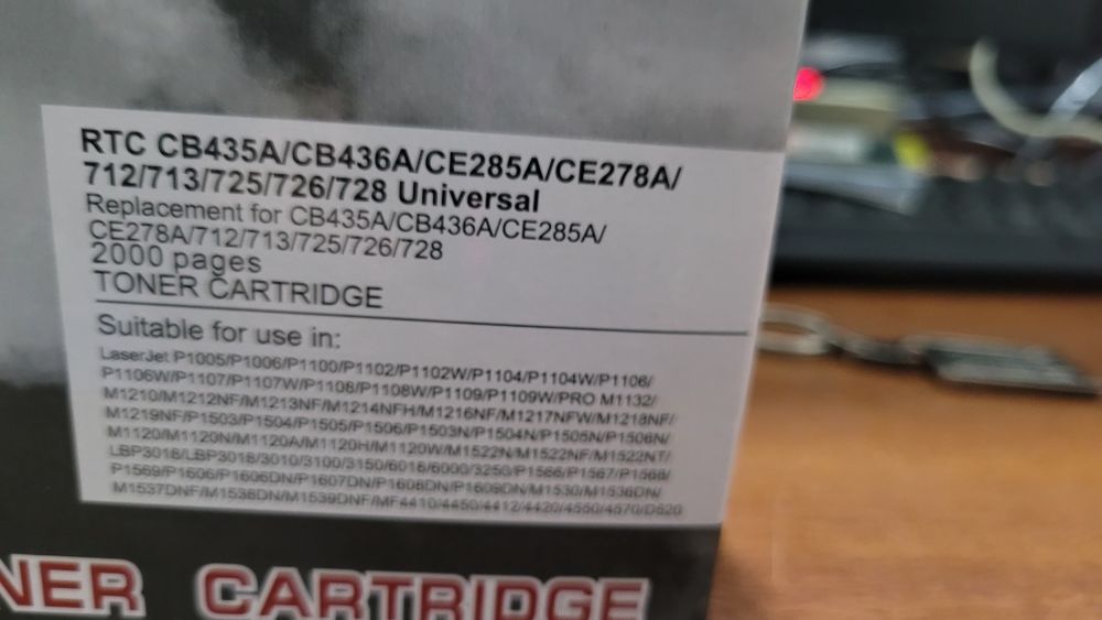 Cartridge,toner 1