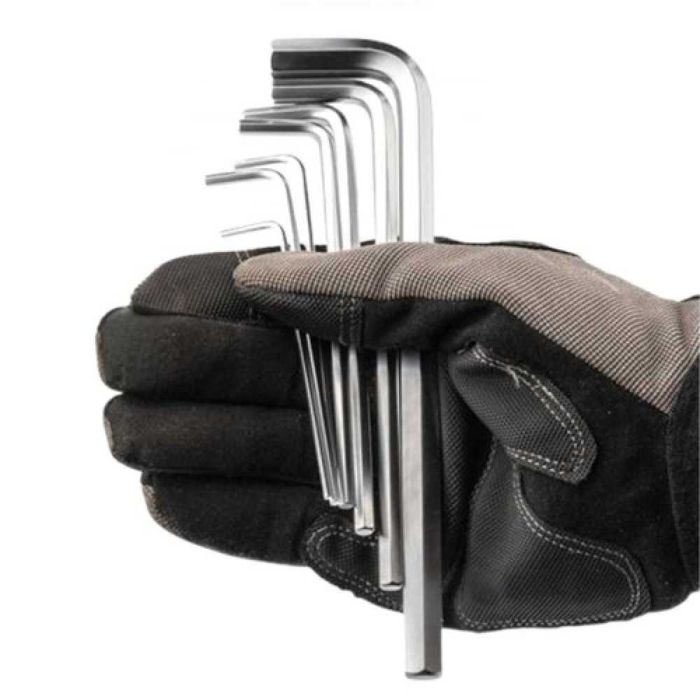 Комплект Г-образни удължени шестограми 13 части JCB