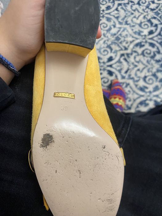 Pantofi gucci galbeni
