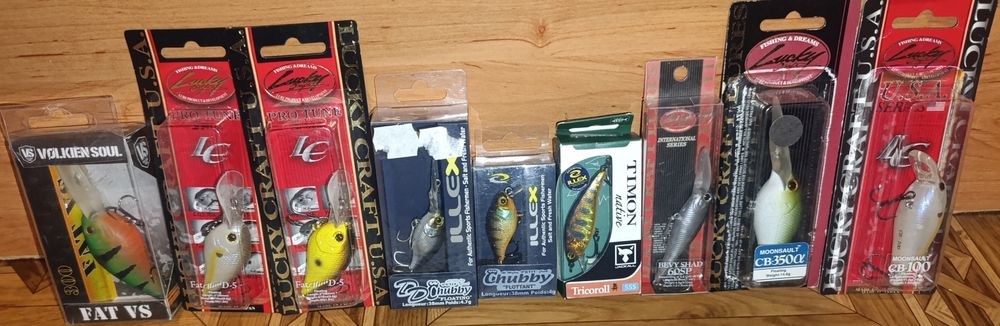 Rapala,Lucky Craft, illex,Duo щука ,сом , кефал,бяла, пъстървa,костур