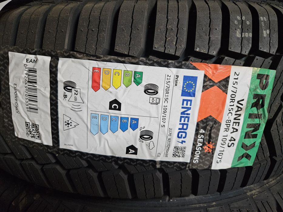 215/70R15C Prinx всесезонни
