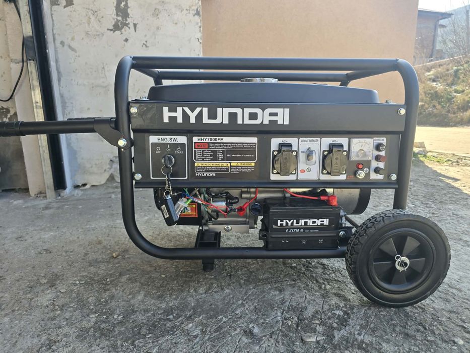 Генератор Hundai HHY7000FE 7.5 kw 13 ho