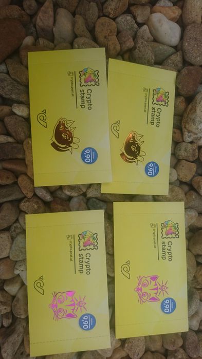 Timbre crypto stamp: 2katze, 2rhino Oradea • OLX.ro
